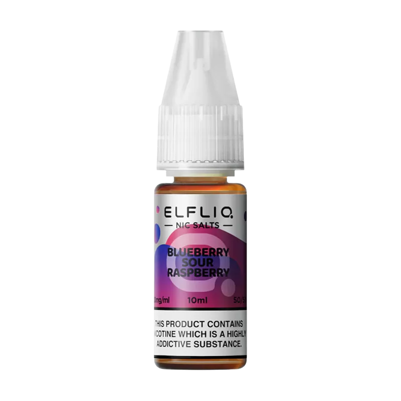 Blueberry Sour Raspberry Elfliq Nic Salt by Elfbar - 10ml - 10mg