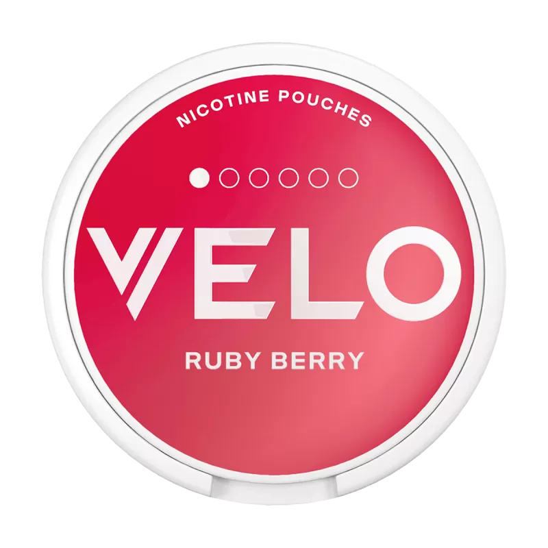 Ruby Berry Velo Mini Nicotine Pouches - 6mg