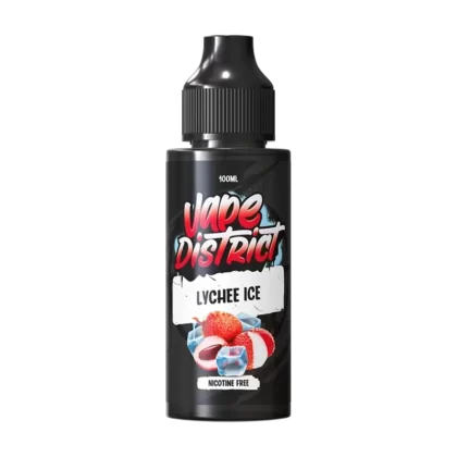 Lychee Ice by Vape District 100ml - ICE NIC SHOTS (+£1.99)