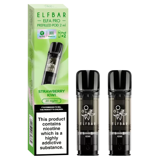 Strawberry Kiwi Elfbar Elfa Pro Pods - 20mg