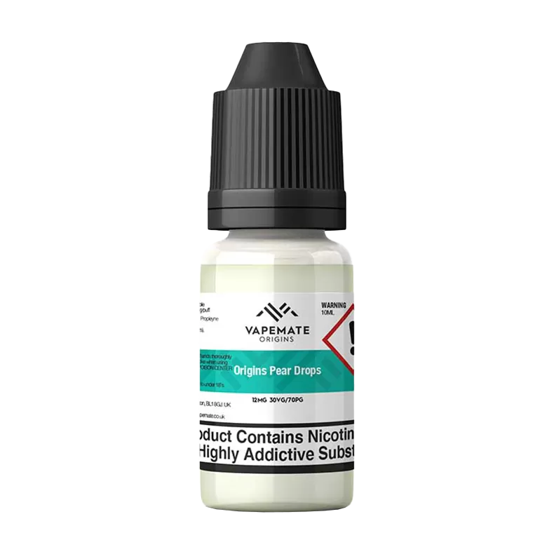 Vapemate Origins Pear Drops 10ml - 18mg (Discontinued)