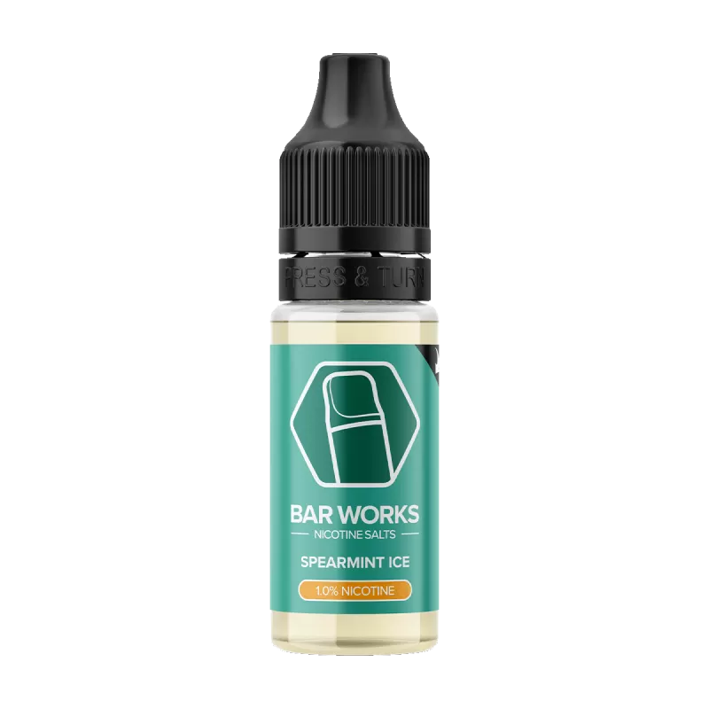 Spearmint Ice Nic Salt by Bar Works - 10ml - 20mg - Image 2