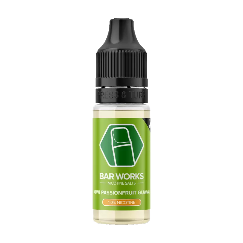 Kiwi Passionfruit Guava Nic Salt by Bar Works - 10ml - 10mg