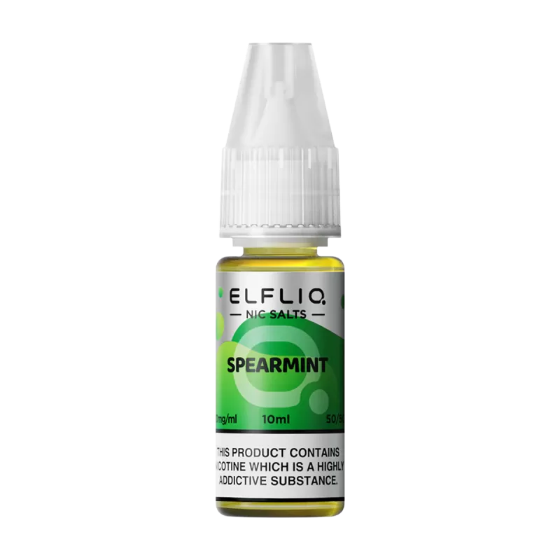Spearmint Elfliq Nic Salt by Elfbar - 10ml - 20mg