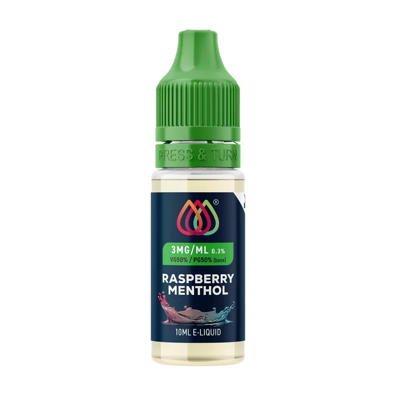 Raspberry Menthol E-Liquid by Aquavape - 10ml - 18mg