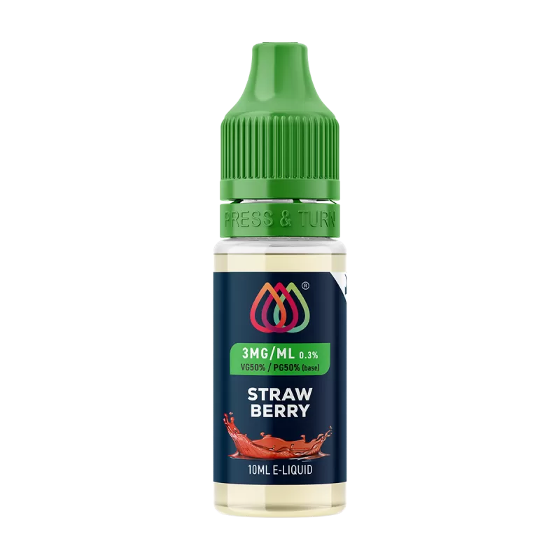 Strawberry E-Liquid by Aquavape - 10ml - 12mg