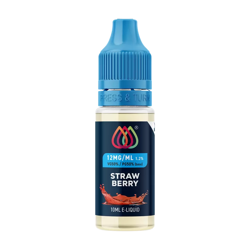 Strawberry E-Liquid by Aquavape - 10ml - 12mg - Image 3