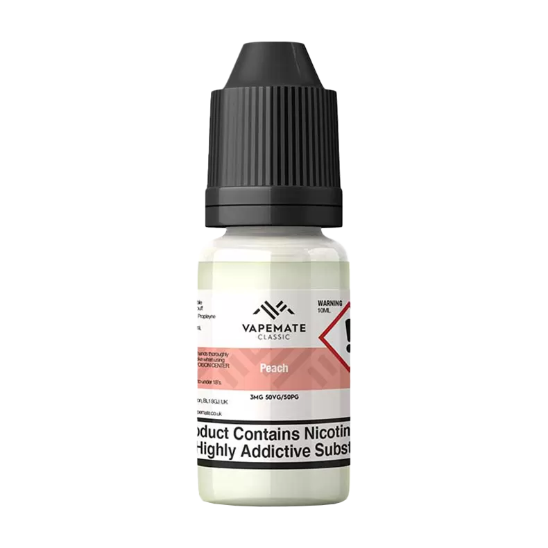 Vapemate Classic Peach 10ml - 50VG / 50PG / 12mg