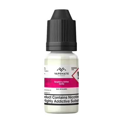 Vapemate Classic Raspberry Cotton Candy 10ml - 3mg