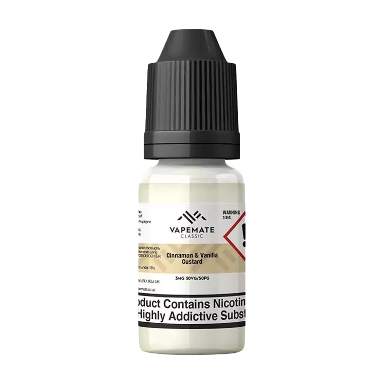 Vapemate Classic Cinnamon & Vanilla Custard 10ml - 0mg (Discontinued)