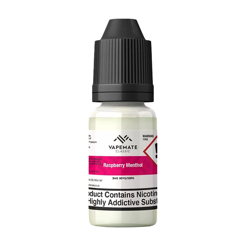 Vapemate Classic Raspberry Menthol 10ml - 50VG / 50PG / 18mg
