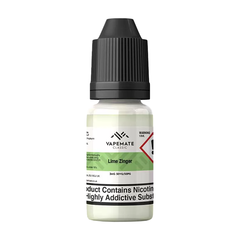 Vapemate Classic Lime Zinger 10ml - 70VG / 30PG / 3mg