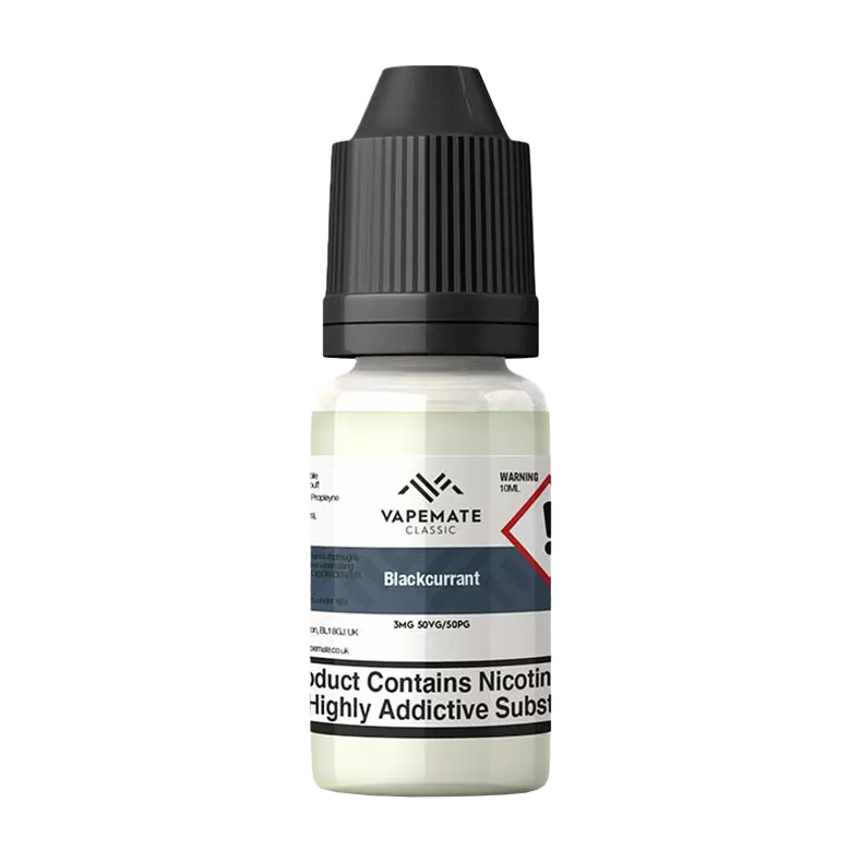 Vapemate Classic Blackcurrant 10ml - 50VG / 50PG / 3mg