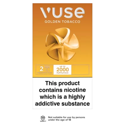 Vuse ePod vPro Golden Tobacco Pods - 12mg