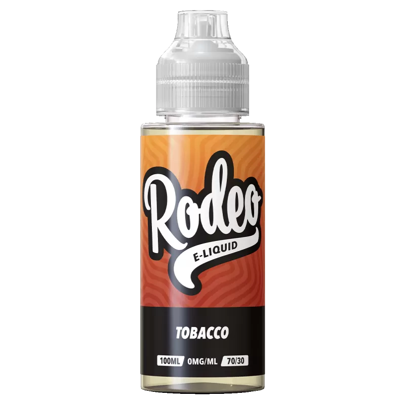 Rodeo Tobacco Short Fill - 100ml - NIC SHOTS (FREE)