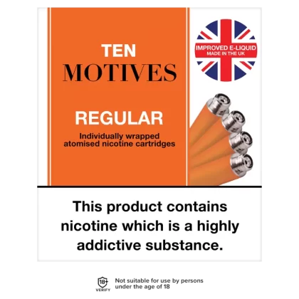10 Motives Regular Refills - 16mg / 4 Refills