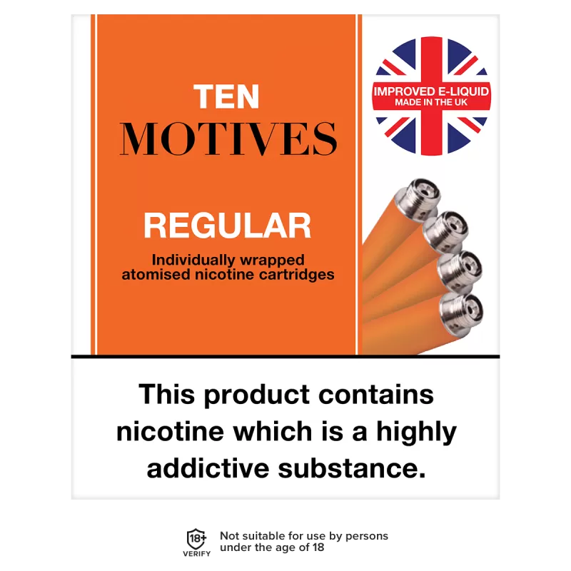 10 Motives Regular Refills - 16mg / 4 Refills