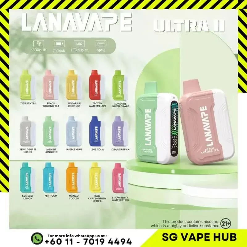 LANA ULTRA II 16,000 Puffs - Cartridge / Watermelon - Image 2