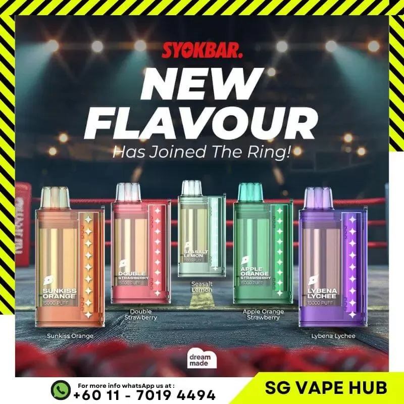 SYOKBAR 15,000 Puffs - Sea Salt Lemon - Image 2