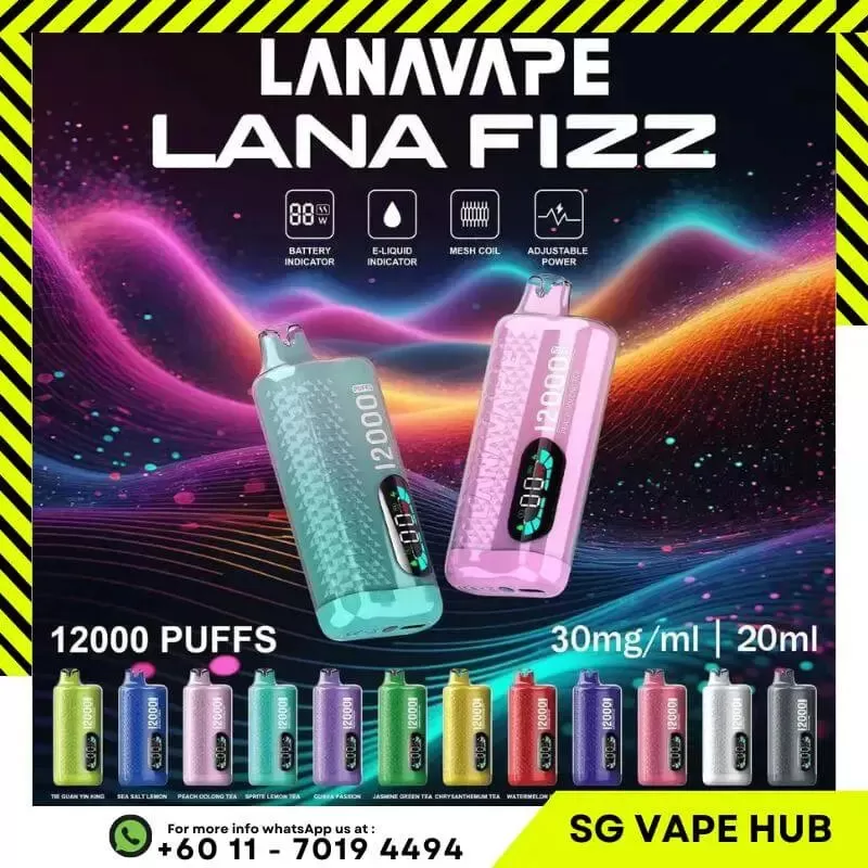 LANA FIZZ 12,000 Puffs - Solero Lime - Image 2