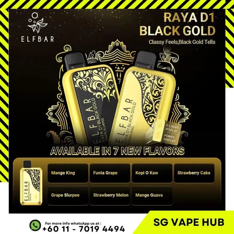 ELFBAR RAYA D1 13,000 Puffs - Pink Peach - Image 3