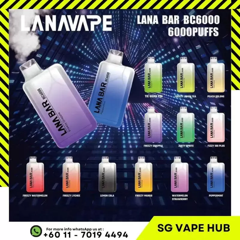 LANABAR BC 6000 Puffs - Fizzy 100 Plus - Image 3