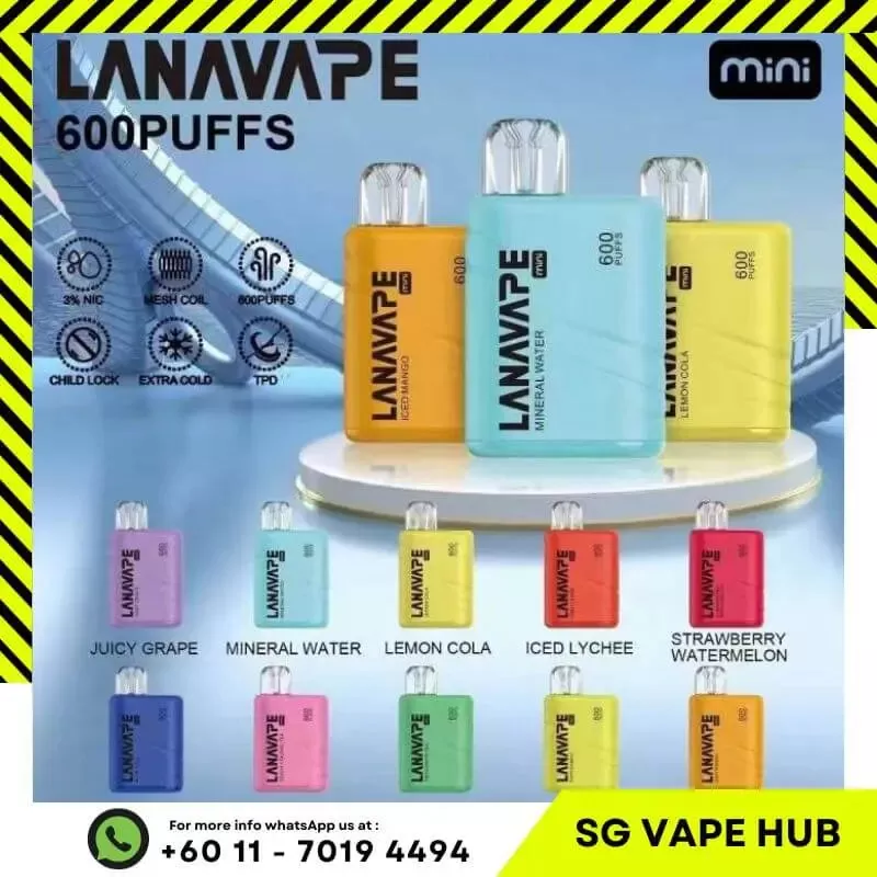 LANA MINI 600 Puffs - Peach Oolong Tea - Image 2
