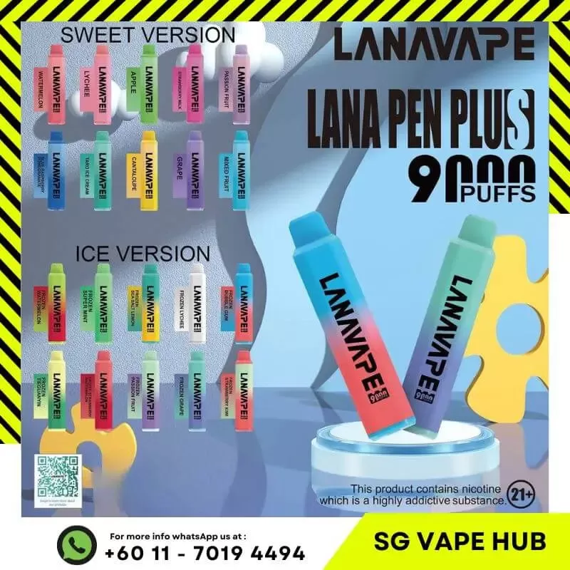 LANA PEN PLUS 9000 Puffs - Honeydew - Image 2