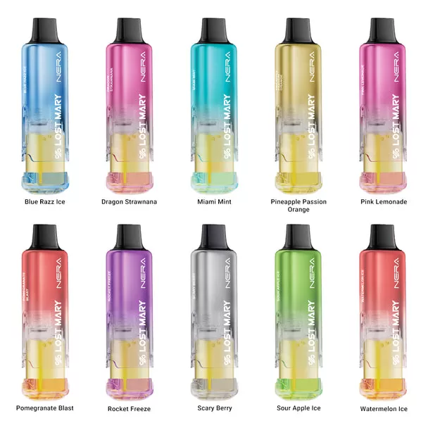 Lost Mary Nera Fullview 70K POD - Cool Mint + Polar Mint - Image 3