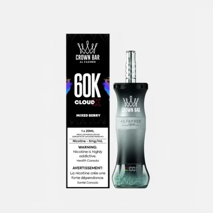 AL FAKHER CROWN BAR CLOUD-X Dual Mode Mini Hookah Vape 60K