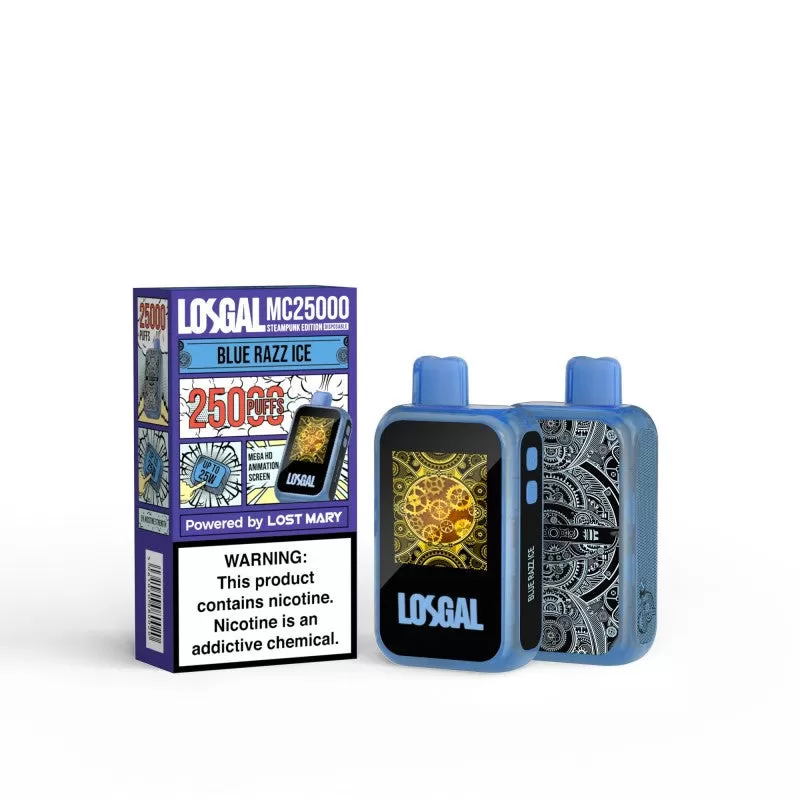 LOSGAL MC25000 by Lost Mary - Sour Blackberry Blueberry (Geometric Edition) - Image 2