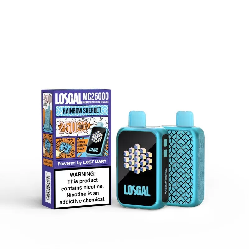 LOSGAL MC25000 by Lost Mary - Sour Blackberry Blueberry (Geometric Edition) - Image 3
