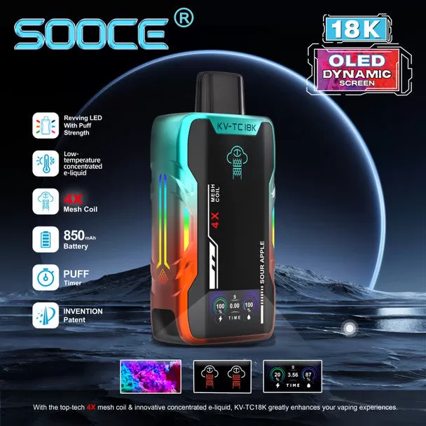 Kangvape Sooce KV-TC18K - Peach Mango Watermelon