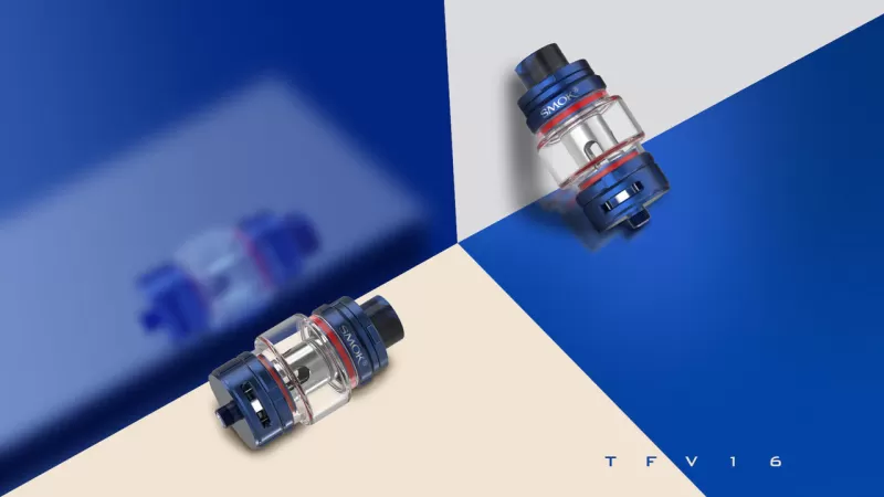 SMOK TFV16 Sub-Ohm Tank - Silver - Image 2