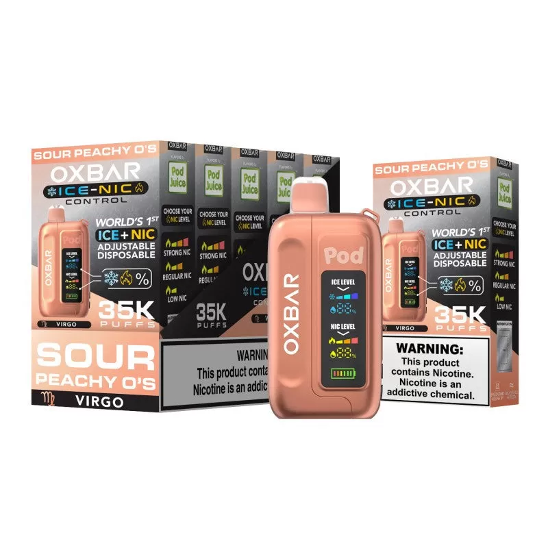 OXBAR x Pod Juice ICE-NIC 35K - Strawberry Shortcake - Image 2