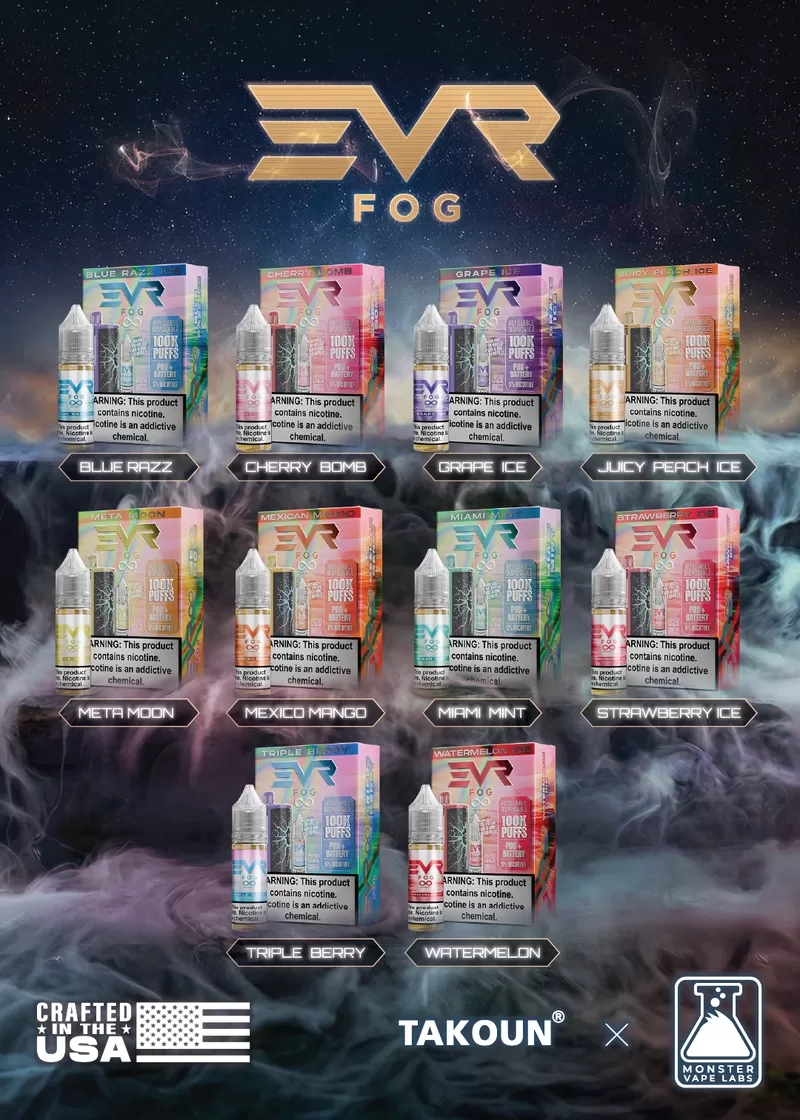 EVRFOG 100K Refillable Disposable KIT - Mexico Mango - Image 2