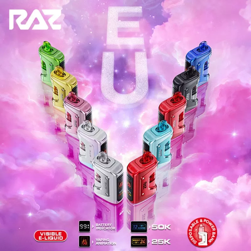 RAZ VUE 50K Kit - blue raz gum