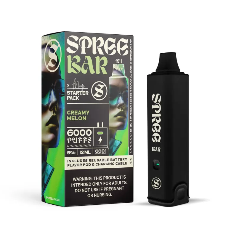 Spree Bar 6000 Starter Kit - Sweet Spearmint
