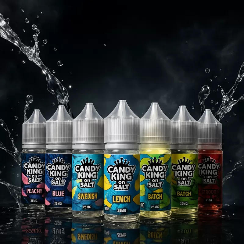 Candy King On Salt Nic Premium E-Liquid 30ml - Strawberry Watermelon (Bubblegum Collection) / 50mg