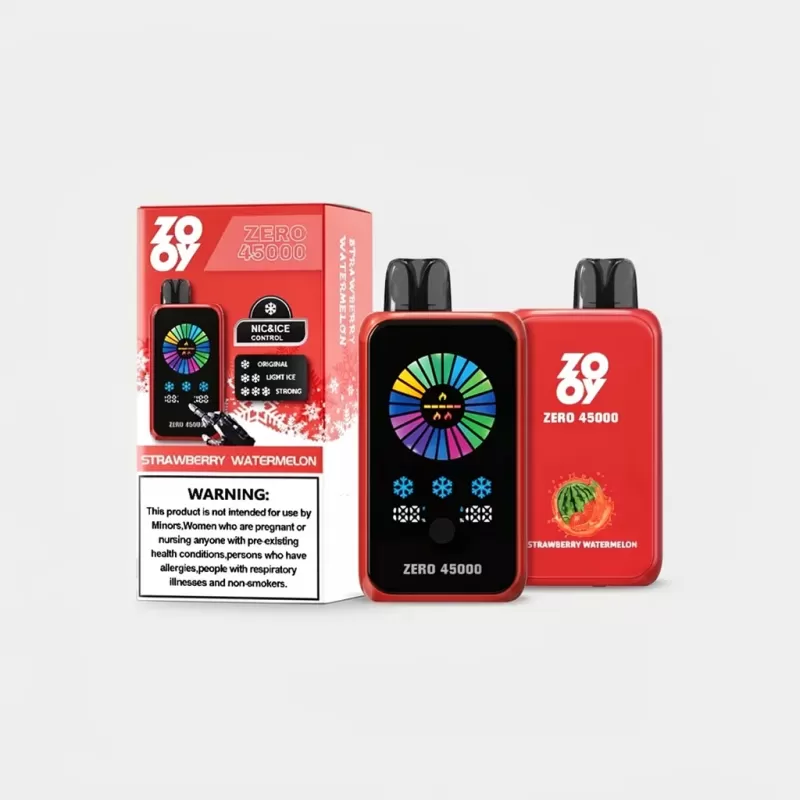 Zooy Zero 45000 Puffs Refillable Vape Kit with Touchscreen - Image 2