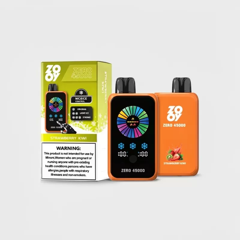 Zooy Zero 45000 Puffs Refillable Vape Kit with Touchscreen - Image 3