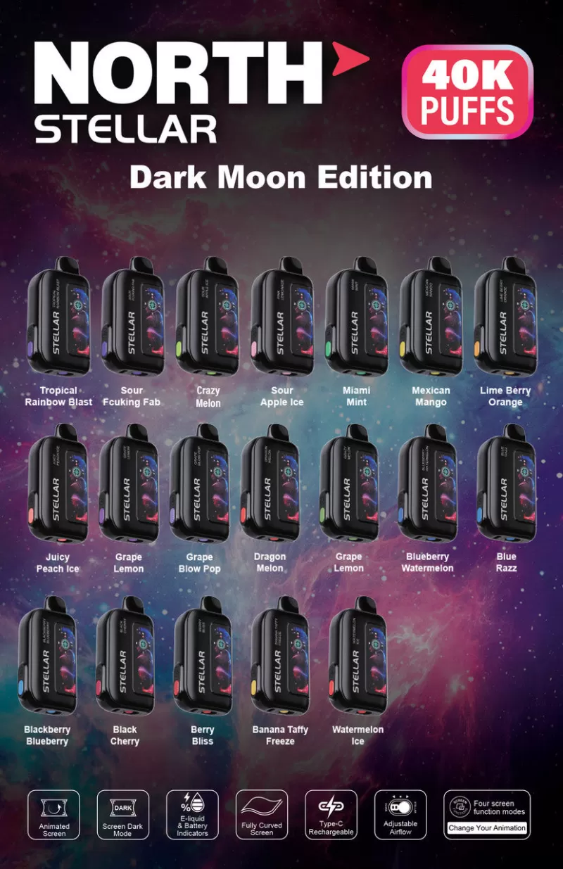 North Stellar Dark Moon 40K - Lime Berry Orange - Image 3