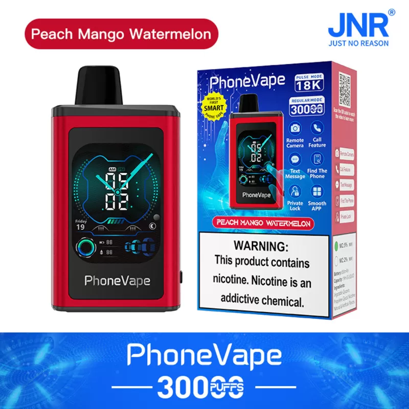 JNR PhoneVape 30K - Sour Apple Ice - Image 3