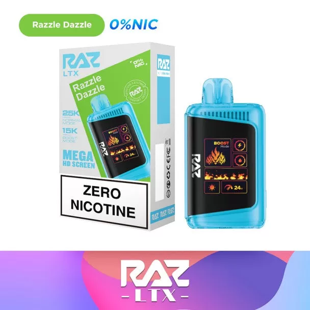 RAZ LTX 25K 0% Nicotine Free - Strawberry Burst