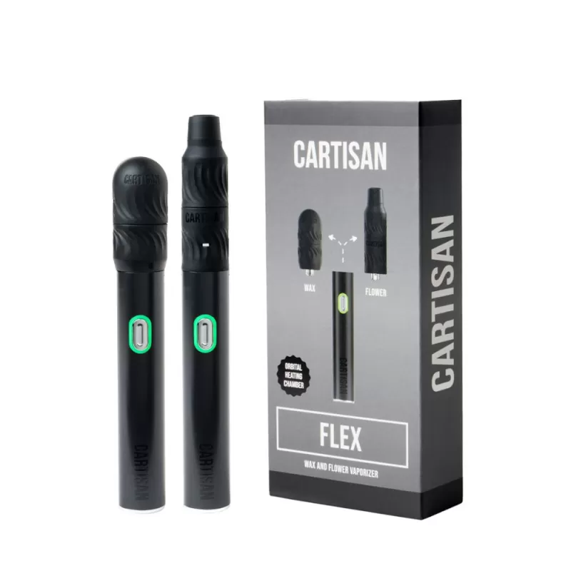 Cartisan Flex Dry Herb & Wax Combo Kit – 700mAh Dual Use Vaporizer
