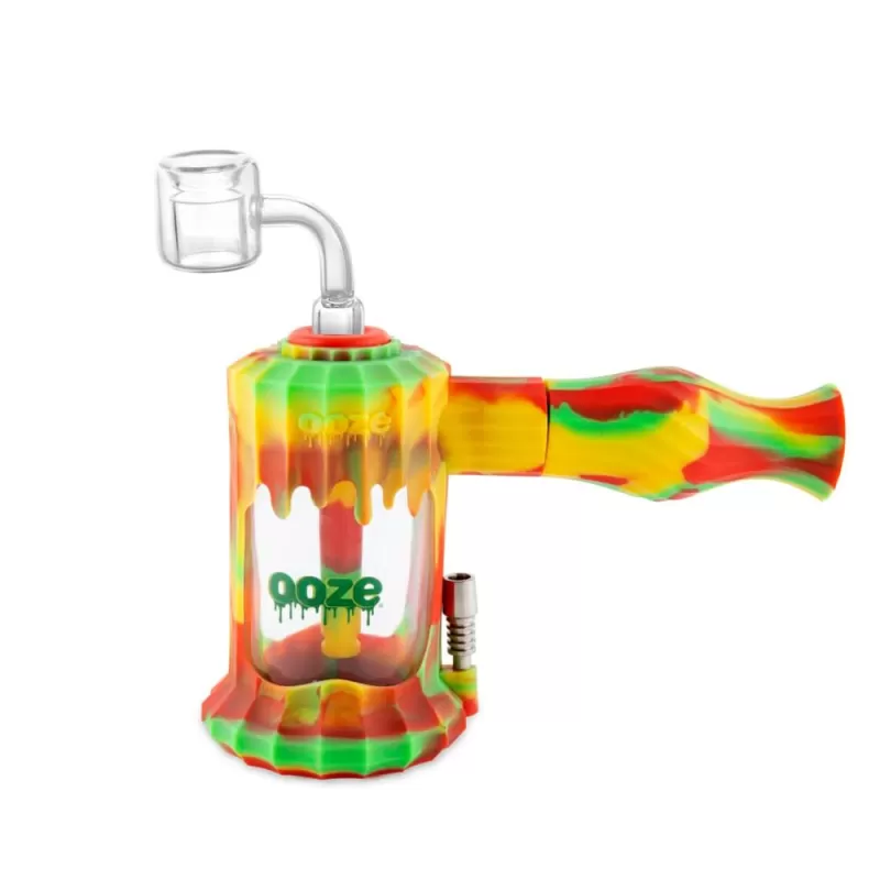Ooze Clobb Silicone Water Pipe & Dab Straw – 4-in-1 Hybrid Bong Rig