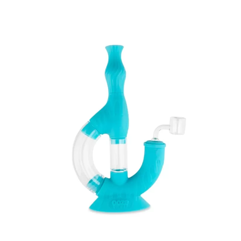 Ooze Echo Silicone Water Pipe – 4-in-1 Hybrid Bong, Dab Rig & Nectar Collector