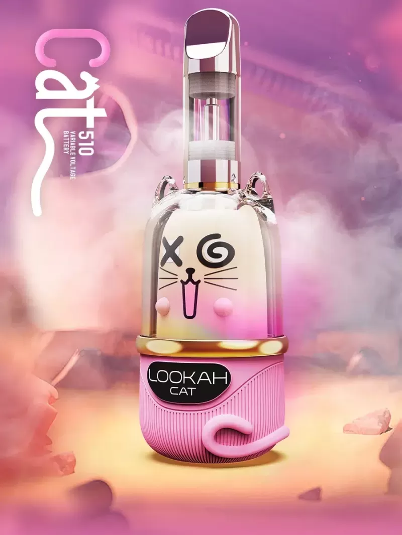 Lookah Cat 510 Thread Vape Cart Battery - Image 2