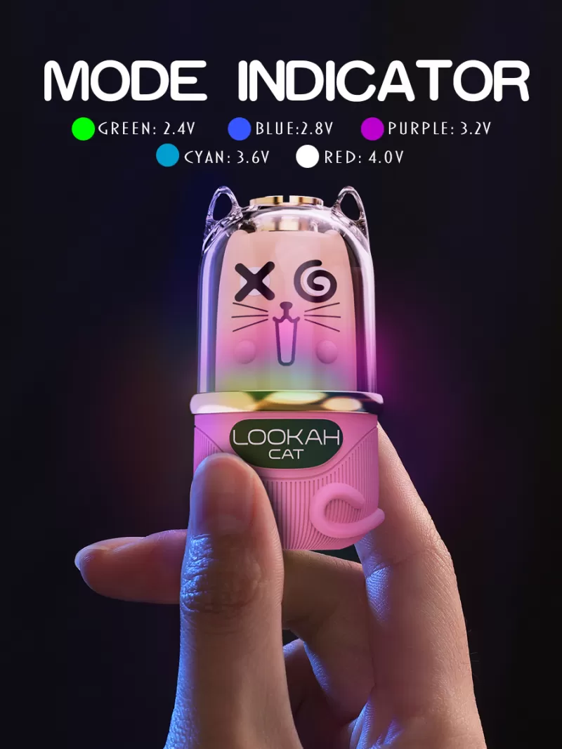 Lookah Cat 510 Thread Vape Cart Battery - Image 3