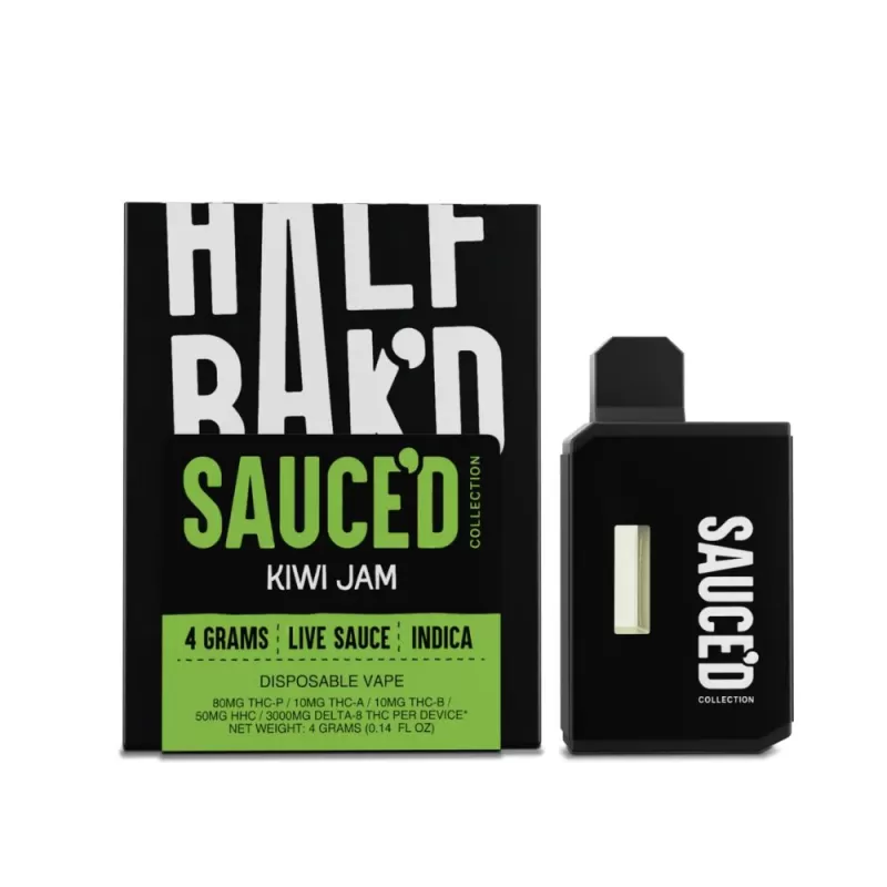Half Baked THC Blend Disposable Vape – 4g Live Resin